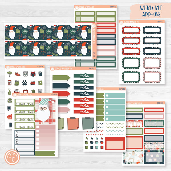 Traditional Christmas Kit | Weekly Add-On Planner Kit Stickers | Traditions | 357-012