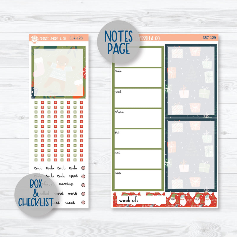 Traditional Christmas Kit | A5 Daily Duo Planner Kit Stickers | Traditions | 357-121