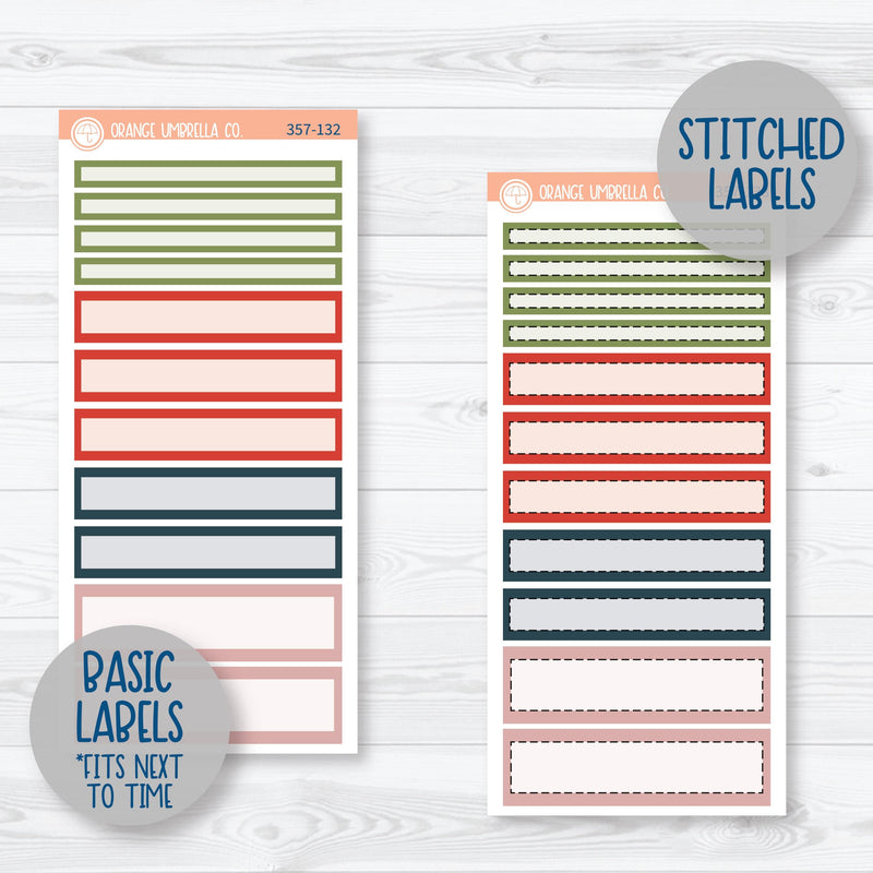 Traditional Christmas Kit | 7x9 Daily Duo Planner Kit Stickers | Traditions | 357-131