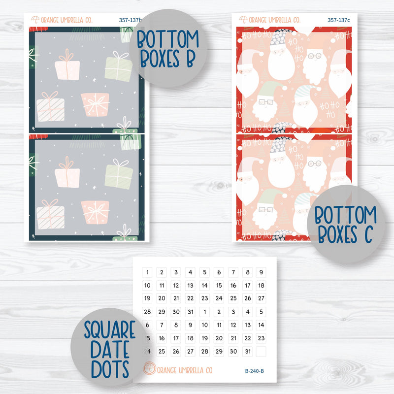 Traditional Christmas Kit | 7x9 Daily Duo Planner Kit Stickers | Traditions | 357-131