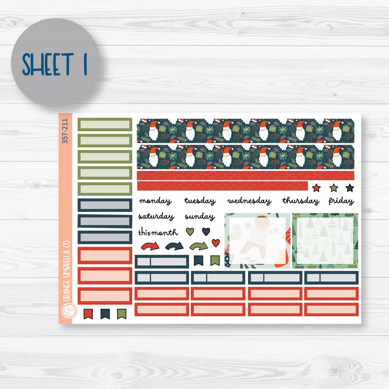 Traditional Christmas Kit | A5 Plum Monthly Planner Kit Stickers | Traditions | 357-211