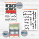 Traditional Christmas Kit | 7x9 ECLP Monthly & Dashboard Planner Kit Stickers | Traditions | 357-251