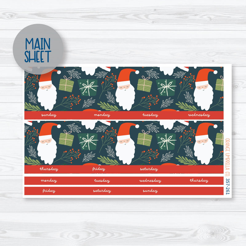 Traditional Christmas Kit | 8.5 ECLP Monthly Planner Kit Stickers | Traditions | 357-261