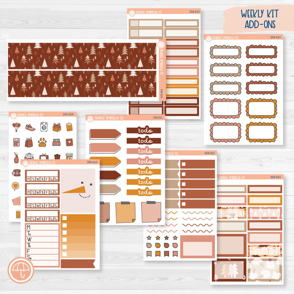 Boho Christmas Kit | Weekly Add-On Planner Kit Stickers | Bo Ho Ho | 358-012