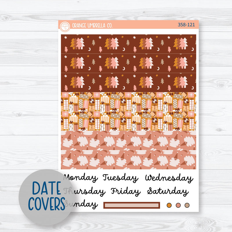 Boho Christmas Kit | A5 Daily Duo Planner Kit Stickers | Bo Ho Ho | 358-121