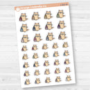 Spazz Cat Character School Icons Planner Stickers | I-505