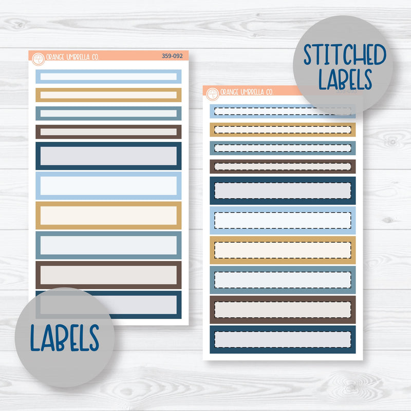 Winter Floral Stickers | 7x9 Compact Vertical Planner Kit Stickers | Snow Blossom | 359-091