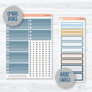 Winter Floral Stickers | A5 Plum Daily Planner Kit Stickers | Snow Blossom | 359-141