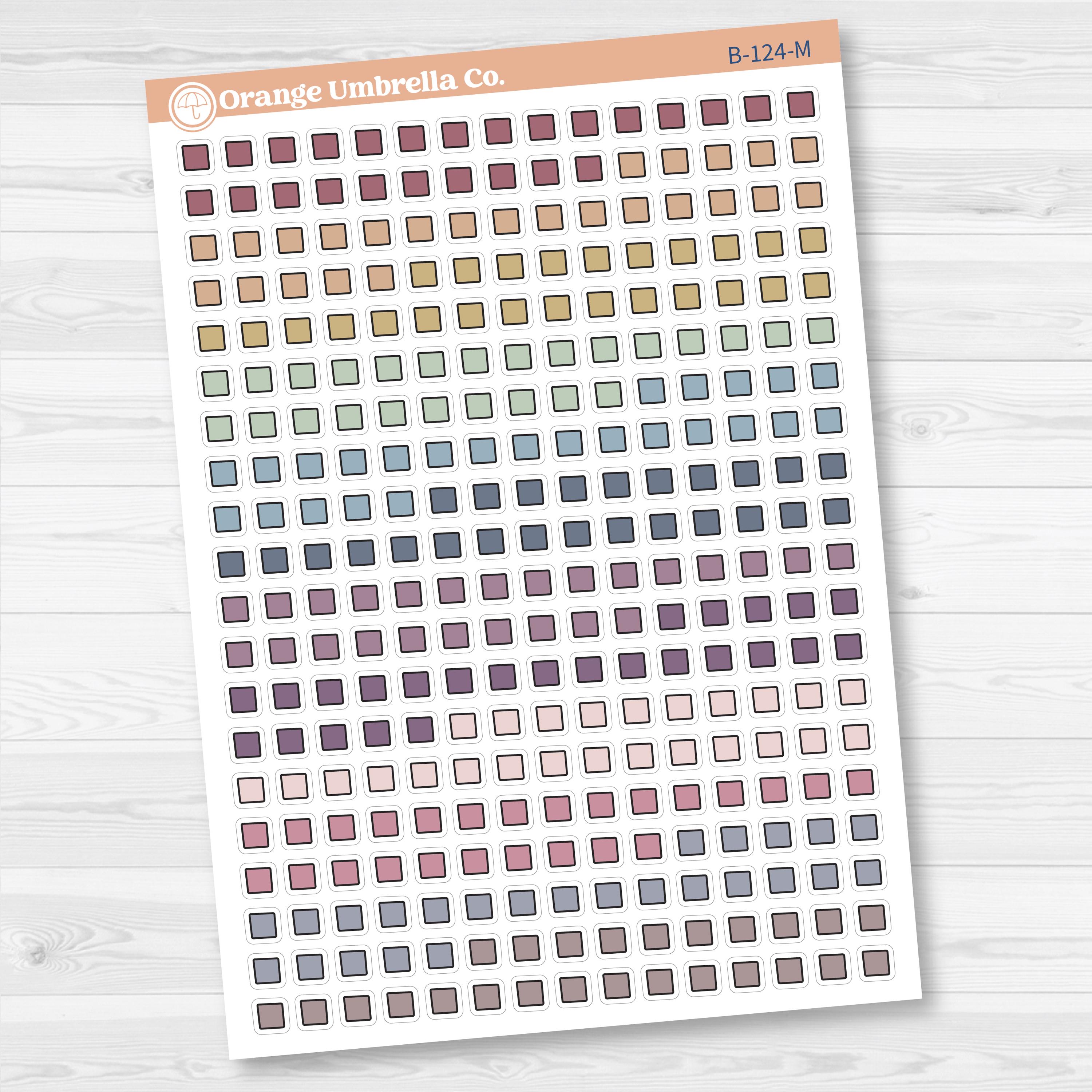 Wonky Checkbox Squares from Journaling Kits | B-124