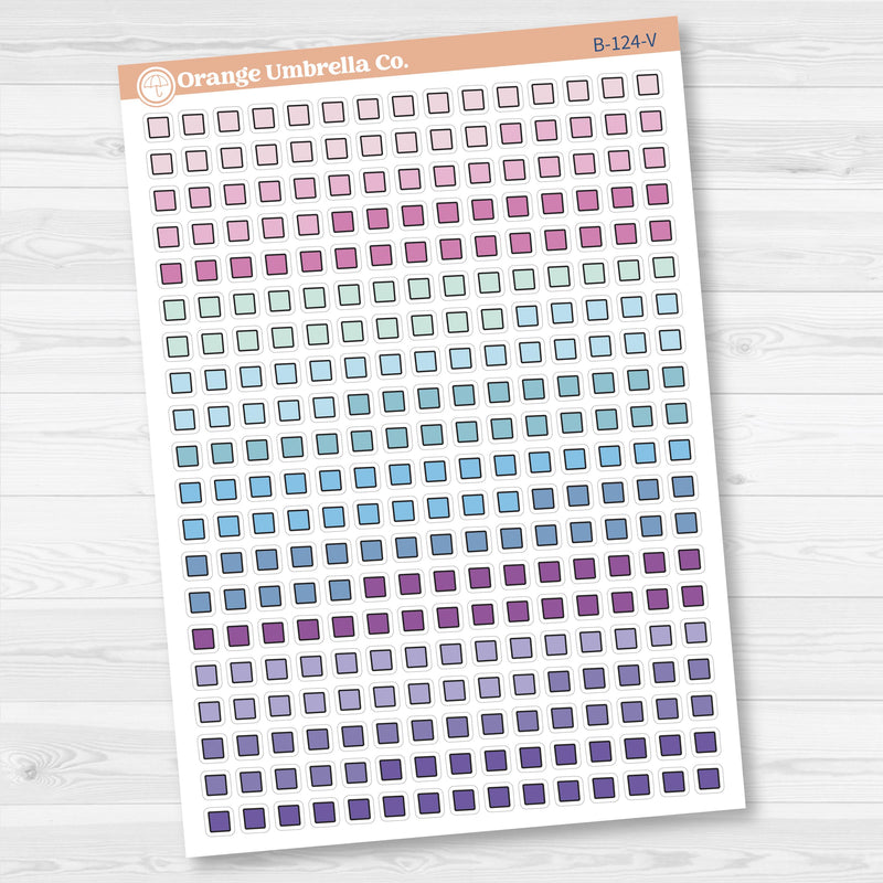 Wonky Checkbox Squares from Journaling Kits | B-124