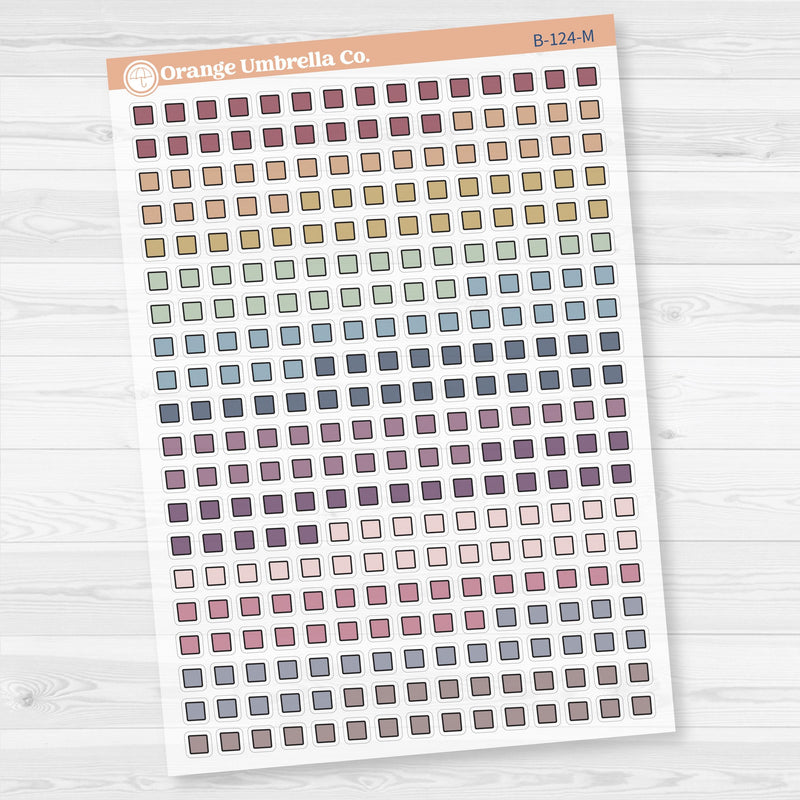 Wonky Checkbox Squares from Journaling Kits | Clear Matte | B-124-CM