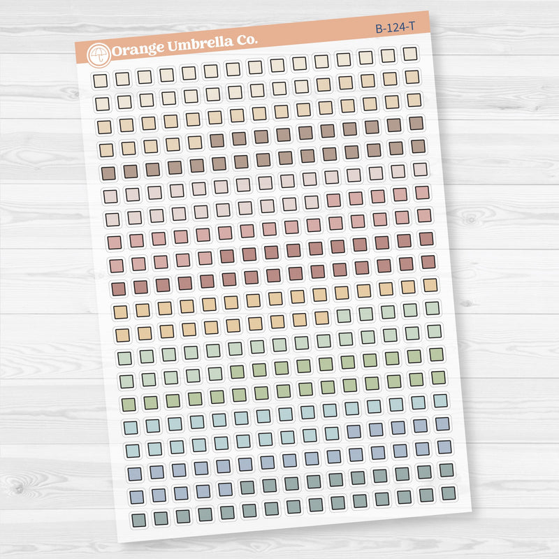 Wonky Checkbox Squares from Journaling Kits | Clear Matte | B-124-CM