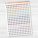 Wonky Checkbox Circles from Journaling Kits Planner Sticker | B-126