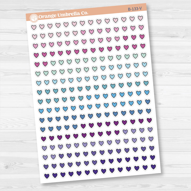 Heart Kit Pieces Planner Stickers | B-133