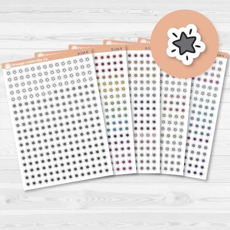 Star Kit Pieces Planner Stickers | B-134