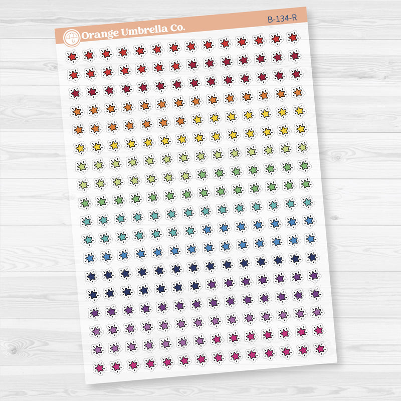 Star Kit Pieces Planner Stickers | Clear Matte | B-134-CM