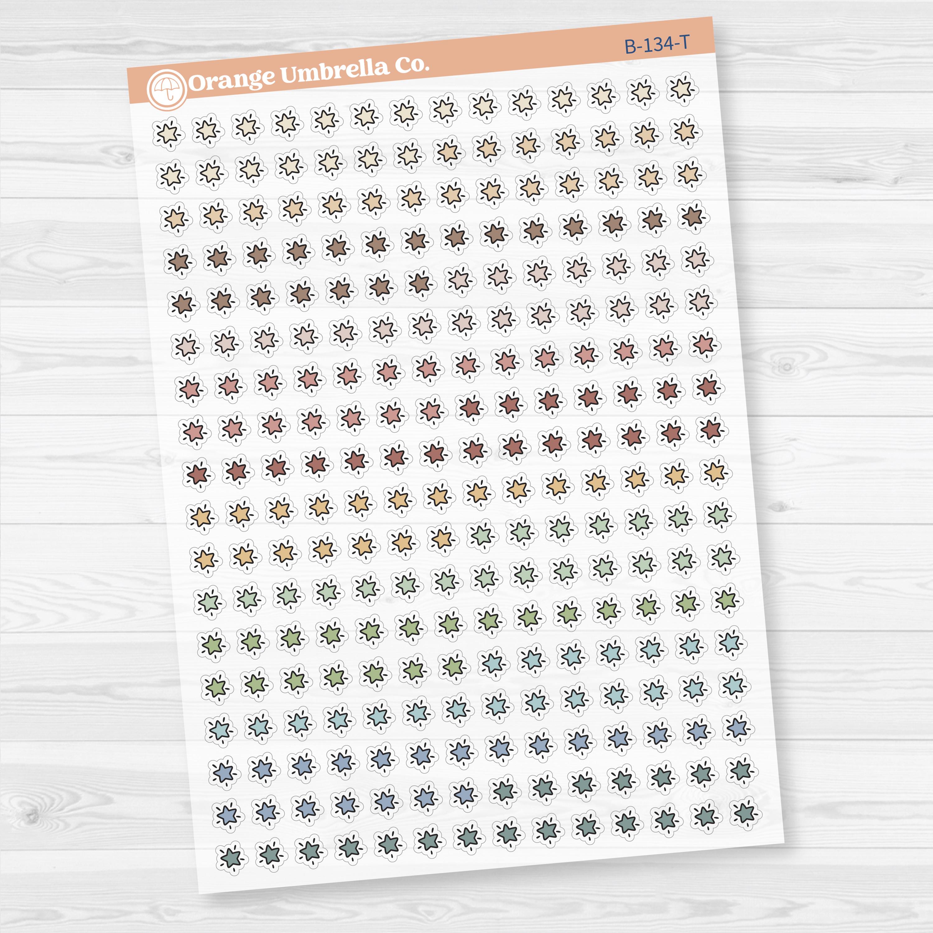 Star Kit Pieces Planner Stickers | Clear Matte | B-134-CM