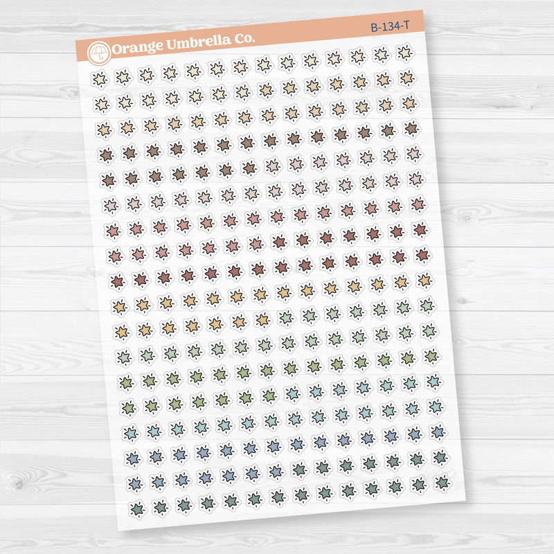 Star Kit Pieces Planner Stickers | Clear Matte | B-134-CM