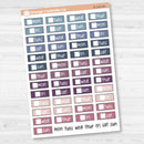 Mini Date Covers Planner Stickers | F17 | B-146