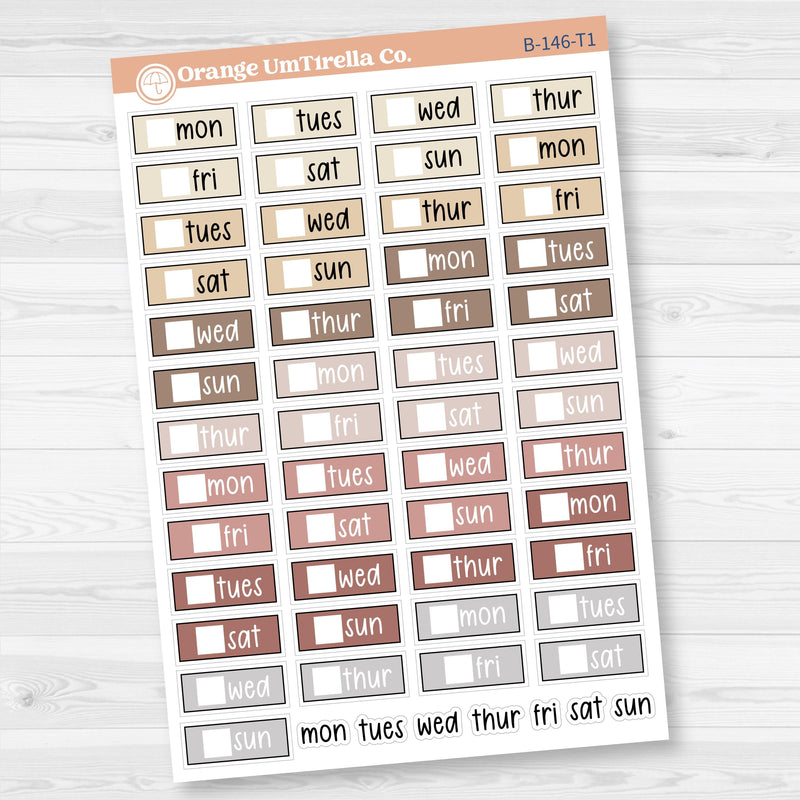 Mini Date Covers Planner Stickers | F17 | B-146