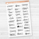 January Wacky Holidays Mini Script Planner Stickers | F17 | E-321