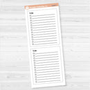 7X9 Compact Vertical Boxes | Basic Planner Stickers for Plum Paper | B-809