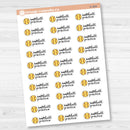 Softball Practice Event Label Planner Stickers | F16 | E-304