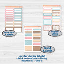 Winter Snowman Kit | A5 Compact Vertical Planner Kit Stickers for Erin Condren | Frosted | KIT-362-G