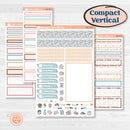 Winter Snowman Kit | A5 Compact Vertical Planner Kit Stickers for Erin Condren | Frosted | KIT-362-G
