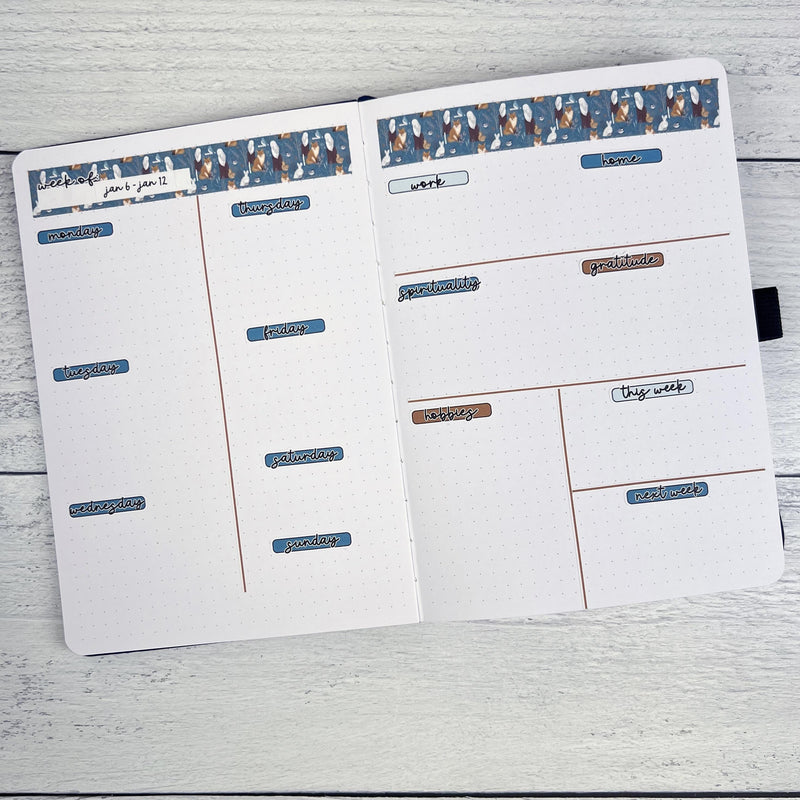 Tropical Summer Kit | Freestyle Kit Any Planner Kit Stickers | Borneo | KIT-395-K