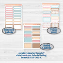 Winter Snowman Ki | 7x9 Erin Condren Daily Duo Planner Kit Stickers | Frosted | KIT-362-M