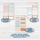 Winter Snowman Kit | A5 Plum Daily Planner Kit Stickers | Frosted | KIT-362-N