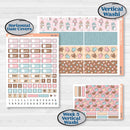 Winter Snowman Kit | Laurel Denise Standard Vertical & Horizontal Planner Kit Stickers | Frosted | KIT-362-Q