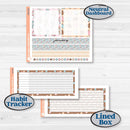 Winter Snowman Kit | A5 Plum Monthly & Dashboard Planner Kit Stickers | Frosted | KIT-362-S