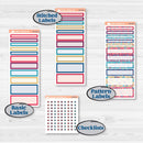 Winter Scene January Kit | A5 Compact Vertical Planner Kit Stickers for Erin Condren | Snow Much Fun | KIT-363-G