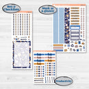 Folk Winter Animals | A5 Daily Duo Planner Kit Stickers | Snow Globe | KIT-364-L