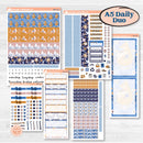 Folk Winter Animals | A5 Daily Duo Planner Kit Stickers | Snow Globe | KIT-364-L