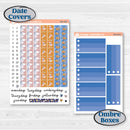 Folk Winter Animals | A5 Plum Daily Planner Kit Stickers | Snow Globe | KIT-364-N