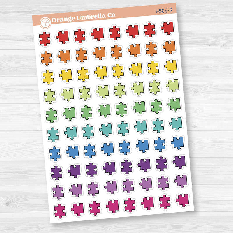 Puzzle Icon Planner Stickers | I-506