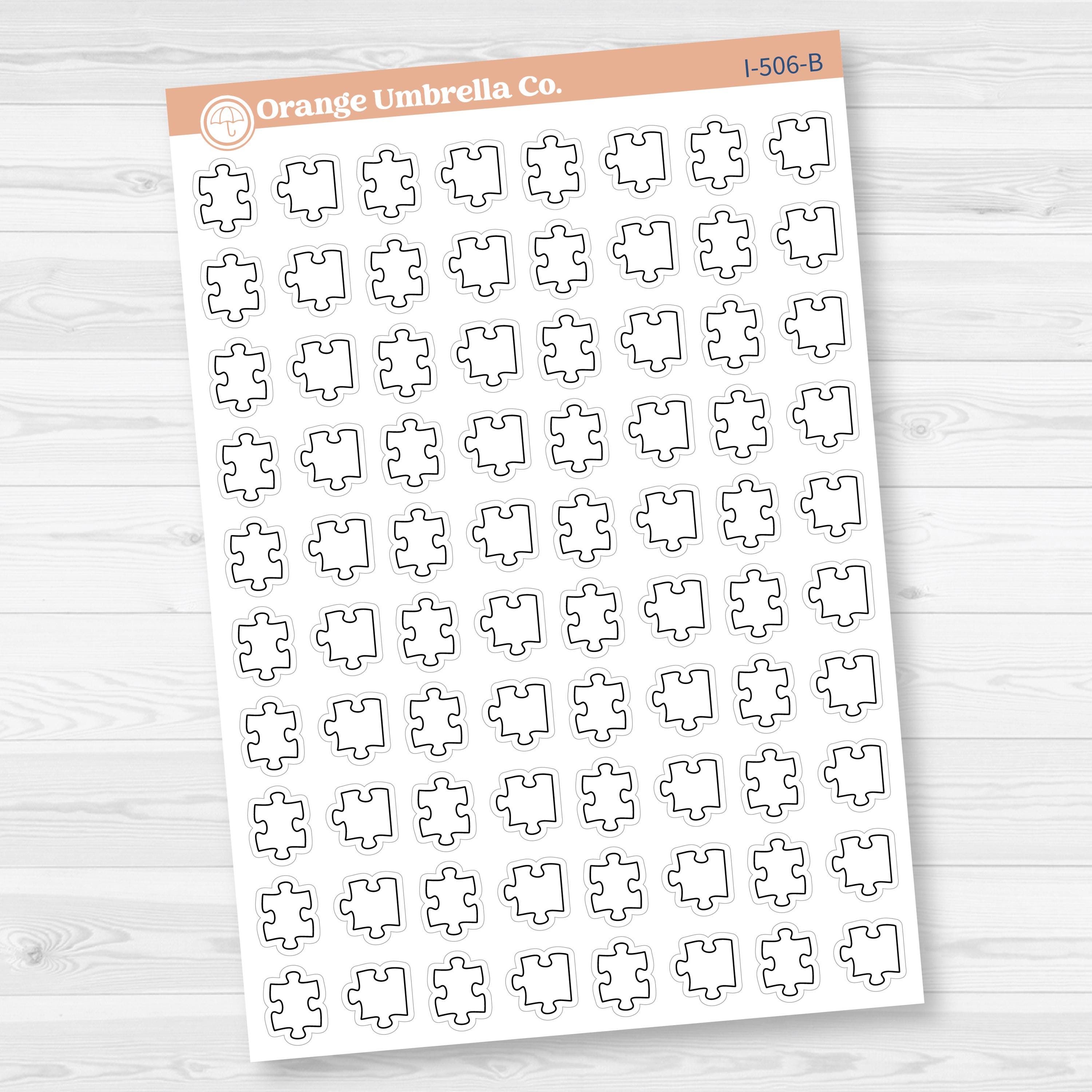 Puzzle Icon Planner Stickers | I-506