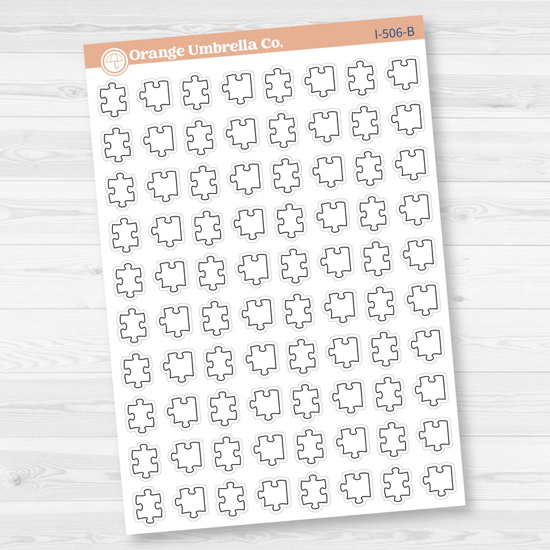 Puzzle Icon Planner Stickers | I-506