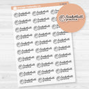 Basketball Practice Event Planner Stickers | F16 | Clear Matte | E-308-BCM