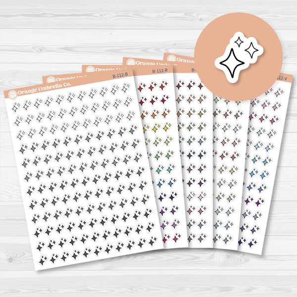 2025 Kit Starburst Pieces Planner Stickers | B-112