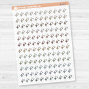 2025 Kit Starburst Pieces Planner Stickers | Clear Matte | B-112-CM