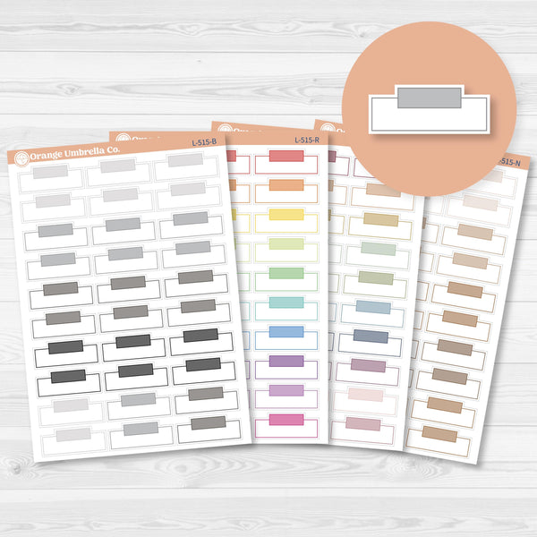 Appointment Top Labels Planner Stickers | L-515