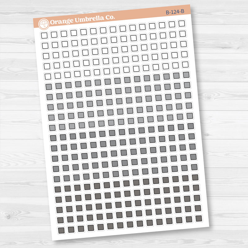 Wonky Checkbox Squares from Journaling Kits | B-124