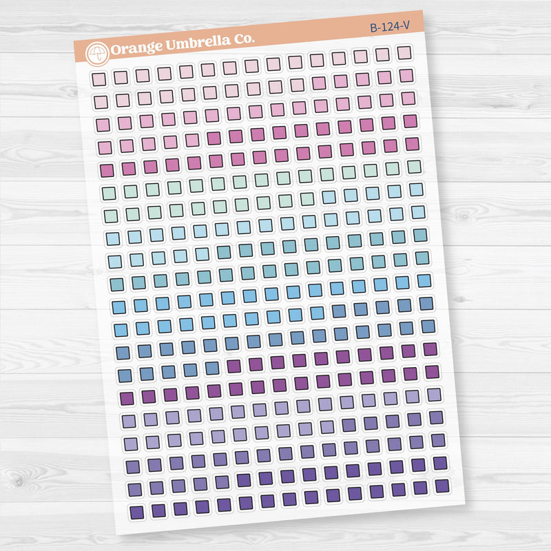 Wonky Checkbox Squares from Journaling Kits | Clear Matte | B-124-CM