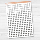 Wonky Checkbox Circles from Journaling Kits Planner Sticker | B-126
