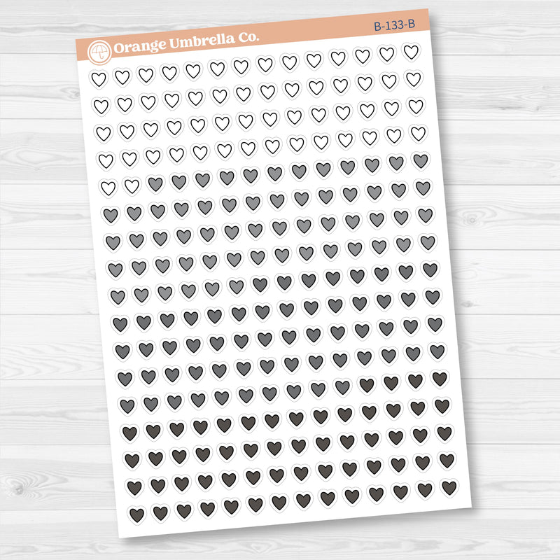 Heart Kit Pieces Planner Stickers | B-133