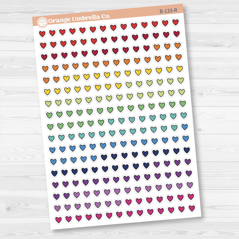 Heart Kit Pieces Planner Stickers | B-133